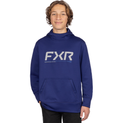 [Color:::Deep Cobalt / Grey] FXR Youth Hydrogen Tech Pullover Hoodie