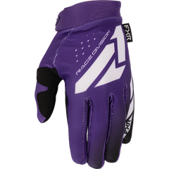[Color:::Purple / White] FXR Youth Reflex MX Glove
