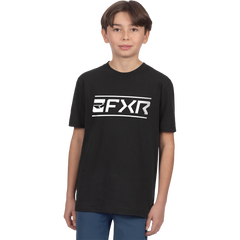 [Color:::Black / White] FXR Youth Victory Premium T-Shirt