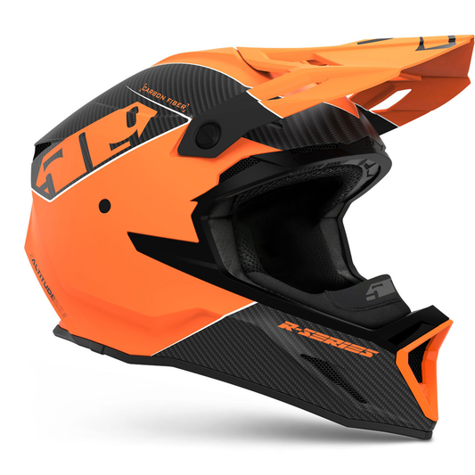 509 Altitude 2.0 Carbon Fiber Pro R-Series Helmet - Orange