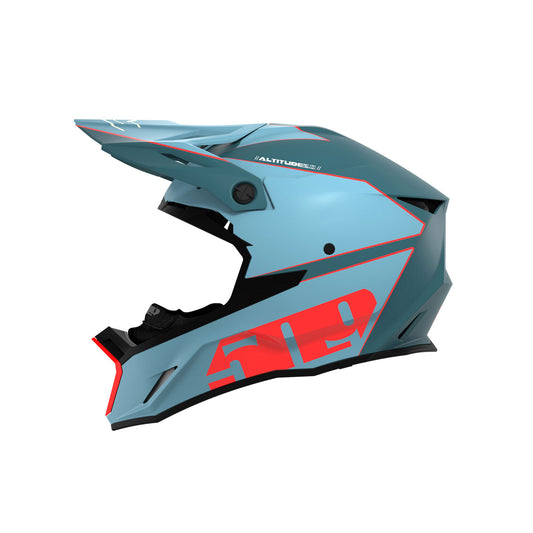 509 Altitude 2.0 Helmet - Sharkskin-Red (Matte)