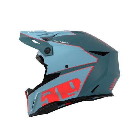 509 Altitude 2.0 Helmet - Sharkskin-Red (Matte)