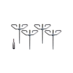 Trophy Angler RAZR-BACK Power-Drill Ice Anchor 4-pk Kit taanchorkit