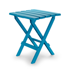 Camco Adirondack Folding Side Table Large Aqua aquatable