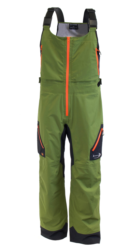 BlackFish Aspire Rain Bib - Olive / Black / Orange