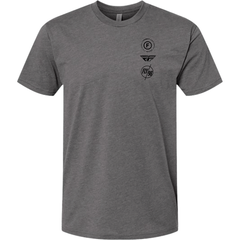 [Color:::Gunmetal Heather] Fly Racing Atom Tee