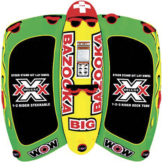 WOW Sports Big Bazooka 1-4 Person Towable Tube bazooka