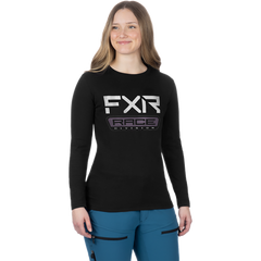 [Color:::Black/Muted Grape] FXR Women's Race Division Premium Longsleeve