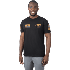 [Color:::Black / Gold] FXR Mens Race Div Premium T-Shirt