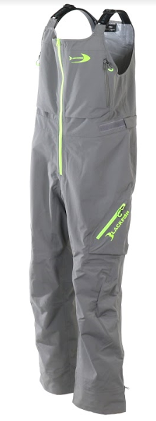 BlackFish Torrent Rain Bib - Charcoal / Lime
