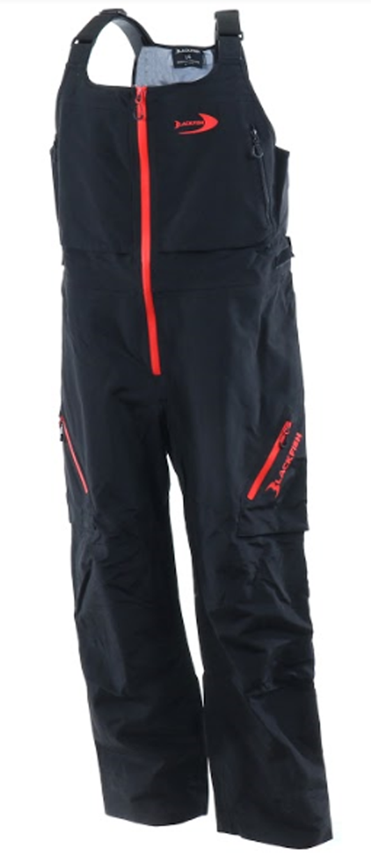 BlackFish Torrent Rain Bib - Black / Red