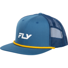 [Color:::BLUE/YELLOW] FLY RACING TRUCKER HAT