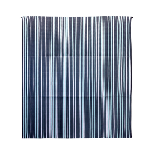Camco Outdoor Mat Stripe 9 ft x 12 ft bluetsripes