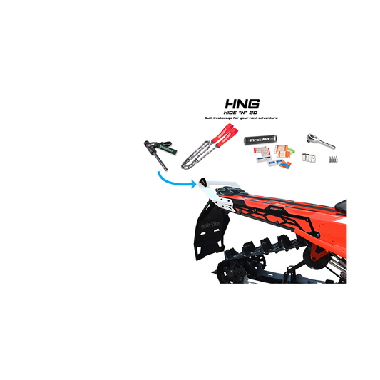 STRAIGHTLINE HIDE 'N' GO REAR BUMPER S-D 165" BLACK