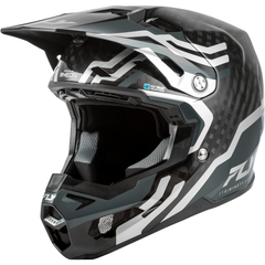 [Color:::Carbon / Grey / Silver] FLY Racing S Carbon Byte Helmet