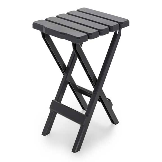 Camco Adirondack Folding Side Table Charcoal Camcostand