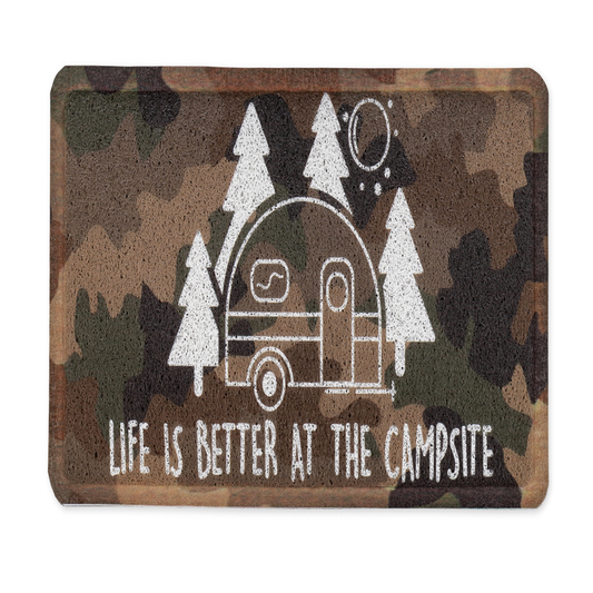 Camco Campsite Scrub Rug Camo camorug