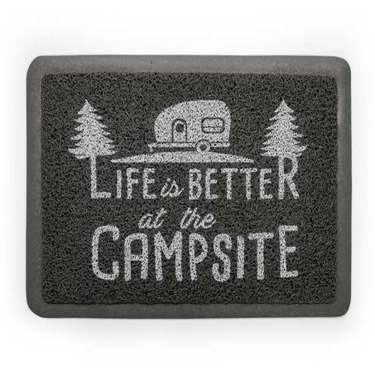 Camco Life Is Better at the Campsite Welcome Mat rvmat1