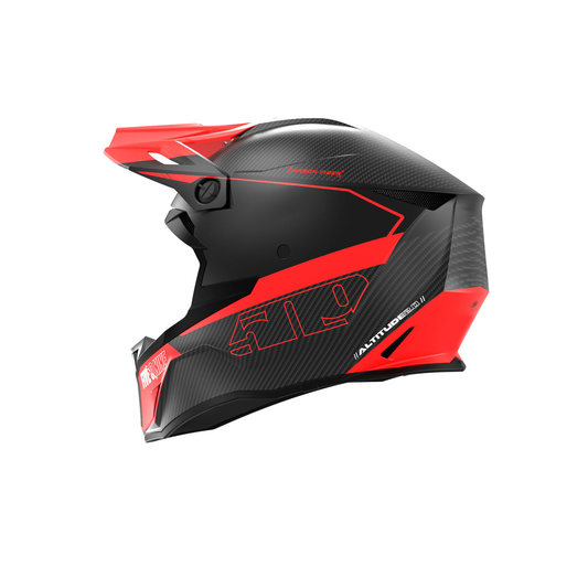509 Altitude 2.0 Carbon Fiber Helmet- Racing Red (Gloss)