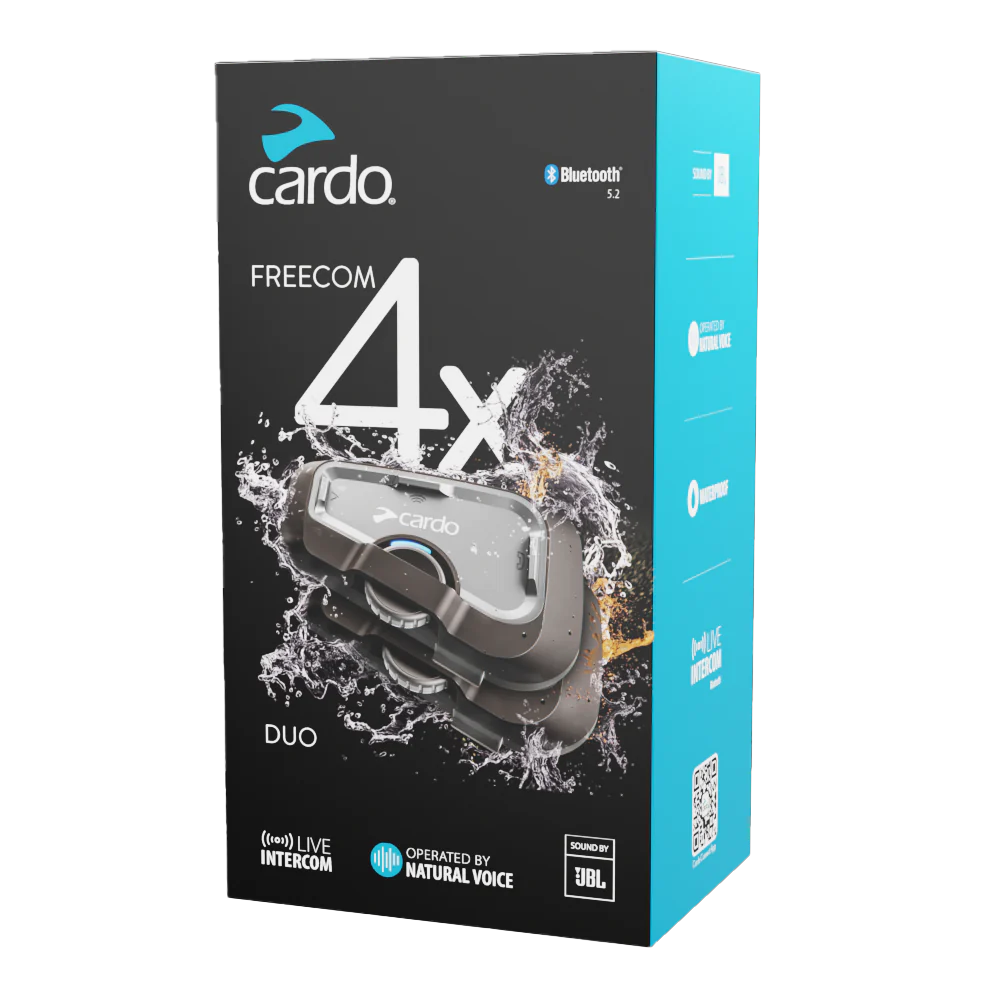Cardo Freecom 4X Bluetooth Communicator with JBL Sound – Up North