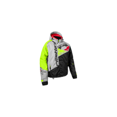 [Color:::Charcoal-Silver-Hi Vis] Castle X Code Jacket