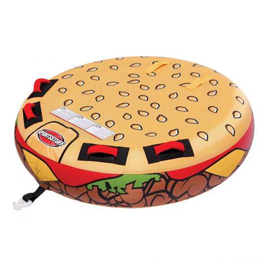 Sportsstuff 53-3050 Cheeseburger Inflatable Double Rider Towable