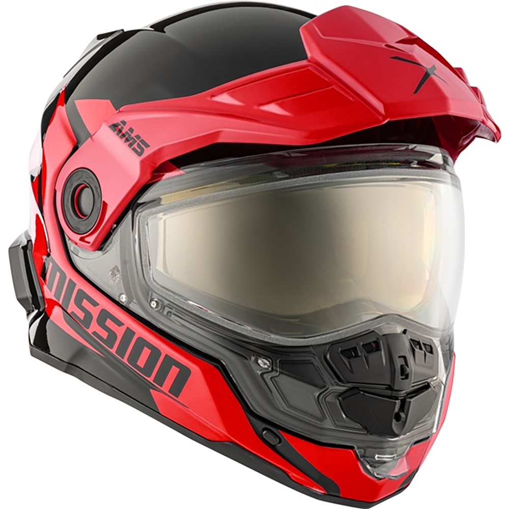 CKX Mission Alaska Snowmobile Helmet Glossy Silver / Small