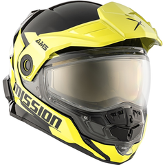CKX Mission AMS Alaska Helmet With Electric Shield Lime1