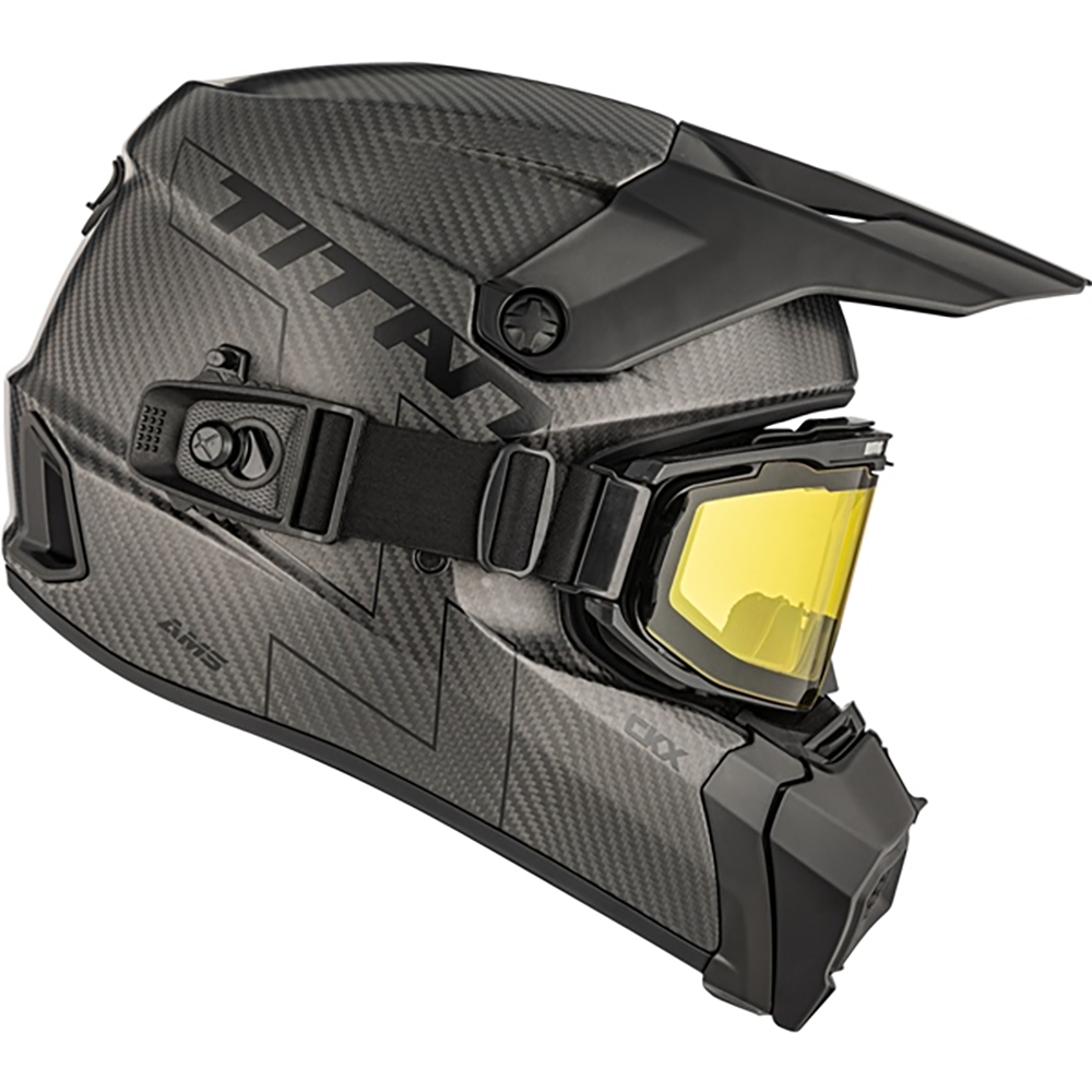 attack on titan motorcycle helmet CKX Titan AMS Helmet, Double / Matte Black / 5XL