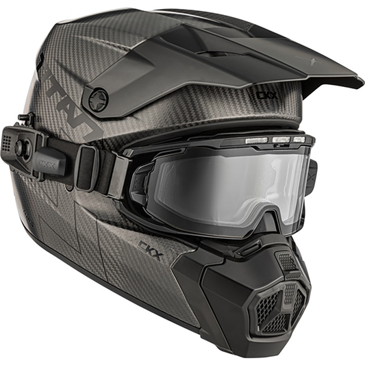 CKX Titan Pro AMS Solid  Helmet with Apex Goggle Pro1