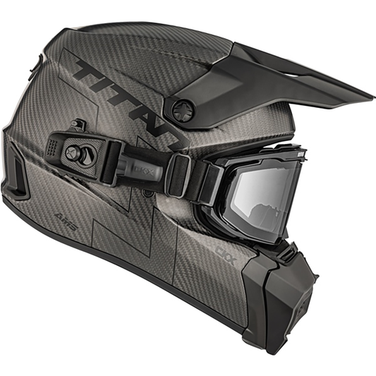 CKX Titan Pro AMS Solid  Helmet with Apex Goggle Pro