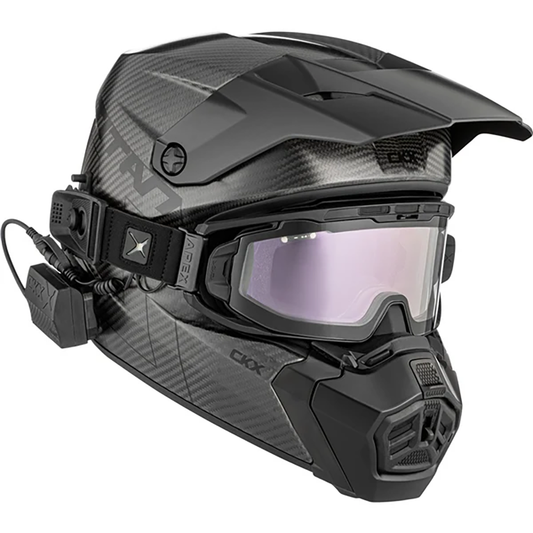 CKX Titan Pro AMS Solid  Helmet with Apex Goggle Pro1