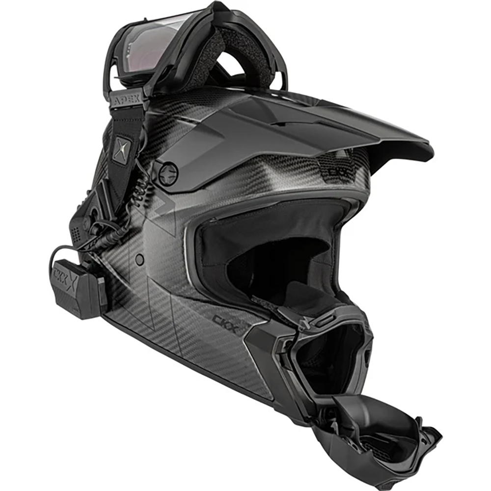 CKX Titan Off-Road Modular Snowmobile Helmet With 210 Degree Goggles