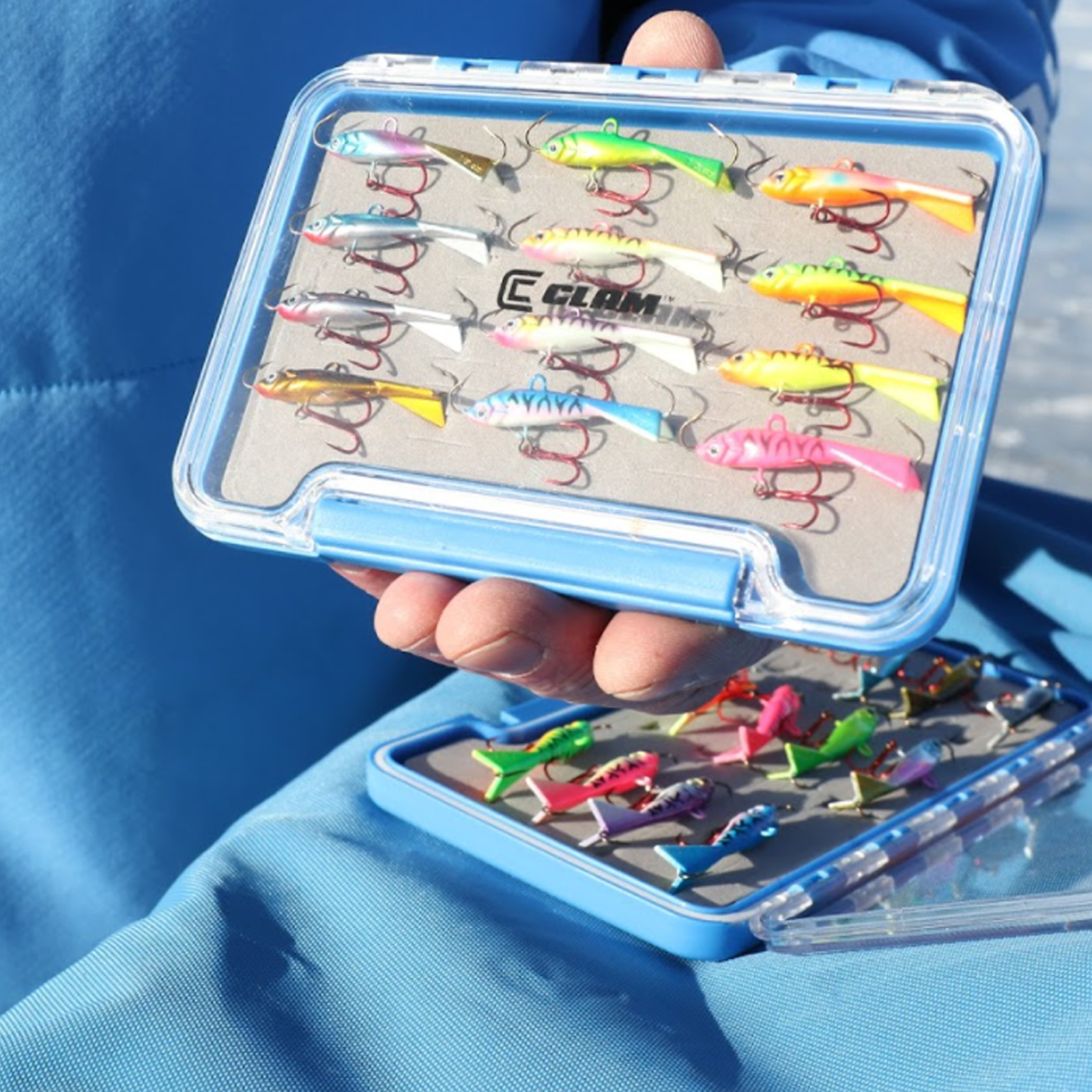 Clam Super Slim Jig Box - Large – Up North Sports Clam Super Slim Jig Box - Large – Up North Sports