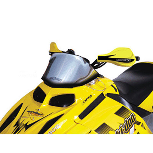 Cobra REV Low-height, opaque chrome Flyscreen&#8482; w/black accent graphics