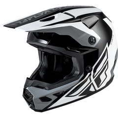 [Color:::Black / Grey / White] FLY Racing Kinetic Crest Helmet