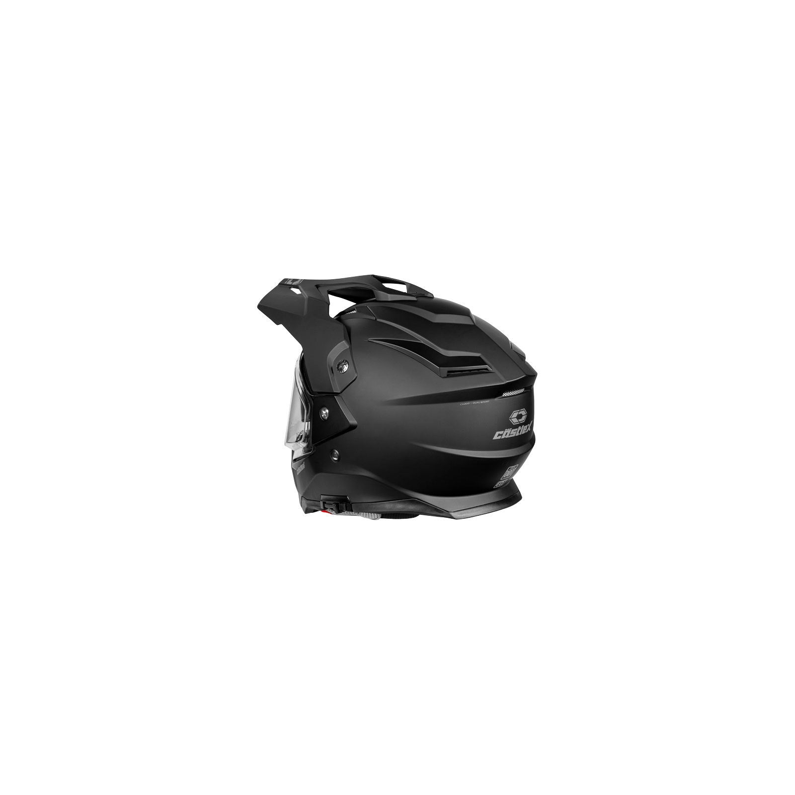 Castle X CX200 Dual Sport Motorcycle Helmet Matte Black / 2XL