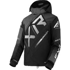 [Color:::Black-Charcoal-White Fade] FXR CX Jacket