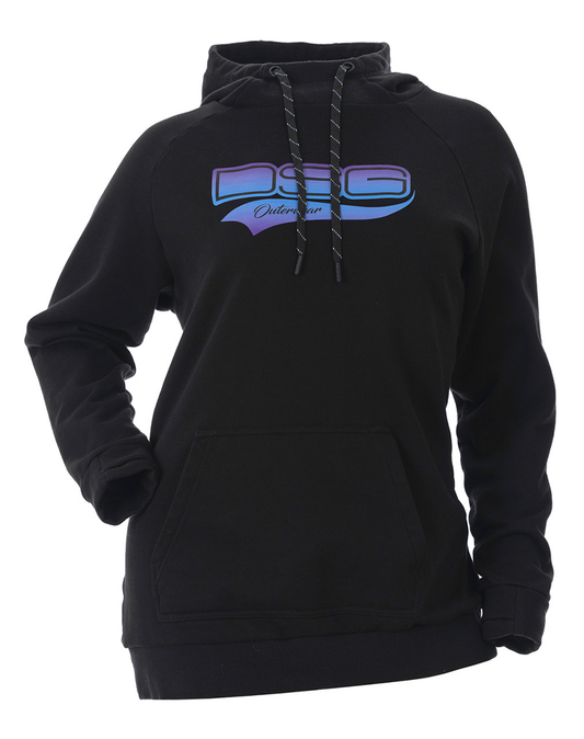 DSG Logo Hoodie - Black Black Front