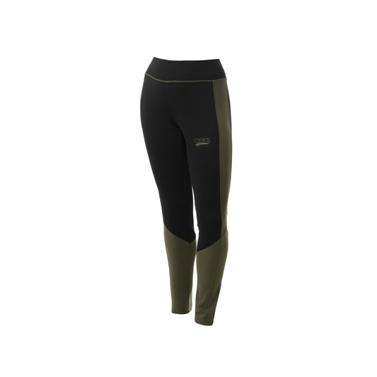 DSG Women's D-Tech Base Layer Pant 2.0 Black-Olive