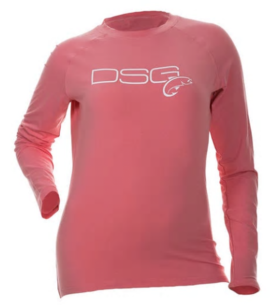 DSG Fishing - Solid Shirt - Salmon - UPF 50 Salmon