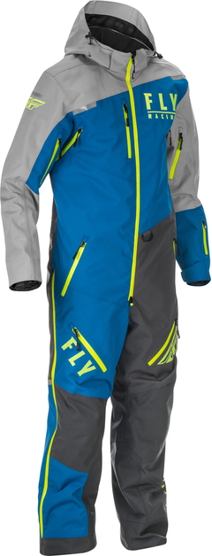 [Color:::Blue-Grey-Hi Vis] Fly Cobalt Shell Monosuit