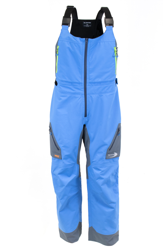 BlackFish Endure Rain Bib - Blue / Charcoal / Yellow