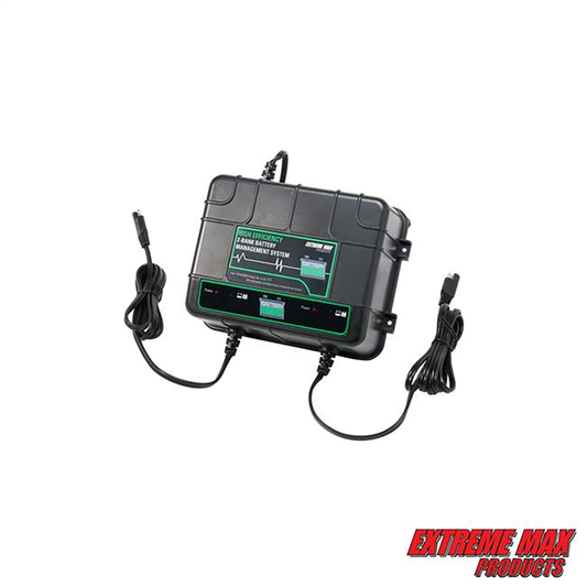 Extreme Max Battery Buddy 2-Bank Battery Charger/Maintainer - 1229.4026