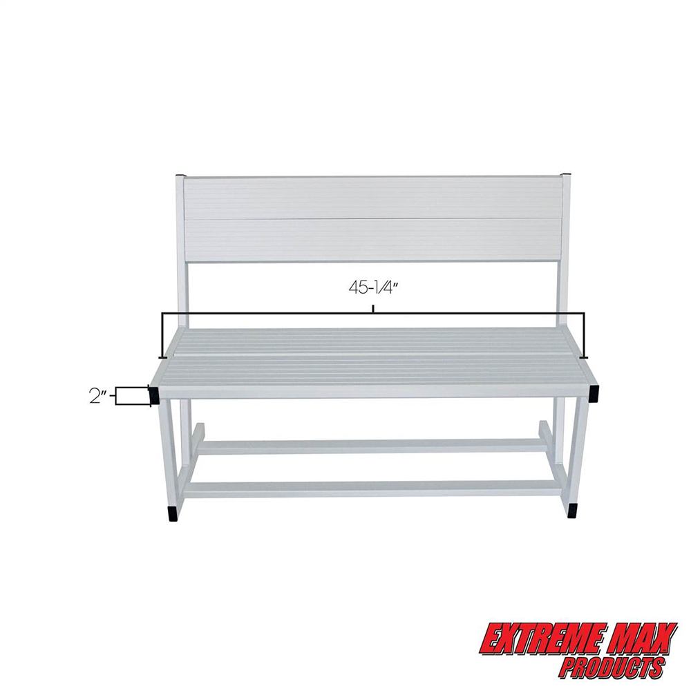 Projected Max Bench Extreme Max Universal Aluminum Dock and Patio Bench - 3006.6641 – Up ...
