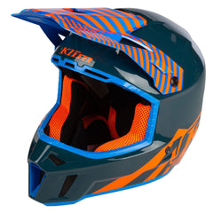 KLIM F3 Carbon Off-Road Helmet - Illusion Striking Petrol