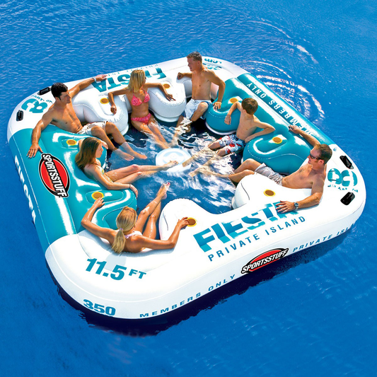 Sportsstuff 54-2010 Fiesta Island Inflatable 8-Person Lounge