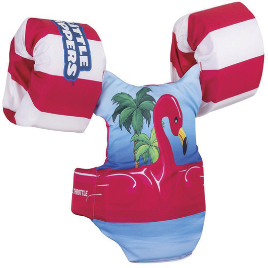 Full Throttle Little Dippers Flamingo Kids Life Jacket flamingo