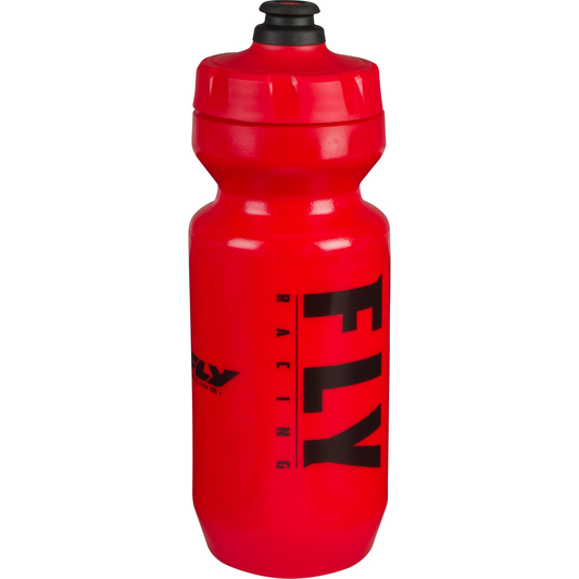 FLY RACING PODIUM WATER BOTTLE RED/BLK 22OZ redbottle