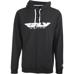 [Color:::Black] FLY RACING CORPORATE ZIP UP HOODIE